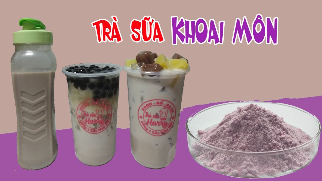 Cách Nấu Trà Sữa Khoai Môn Cực Ngon Để Bán, Bí Quyết Kinh Doanh| Harry Nguyễn TV