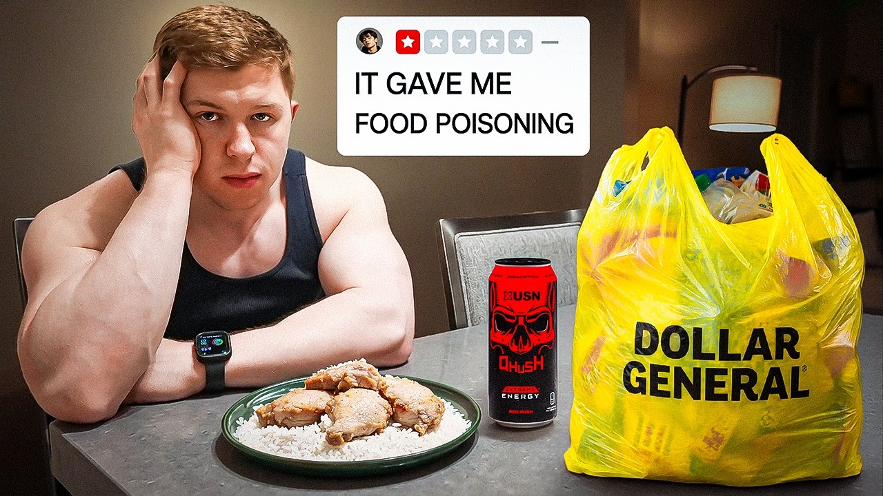 Я выживал за счёт высокобелковой диеты, основанной на продуктах из Dollar General.