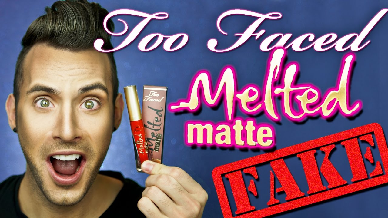 FAKE ASS Too Faced Melted Matte Lipstick! | PopLuxe