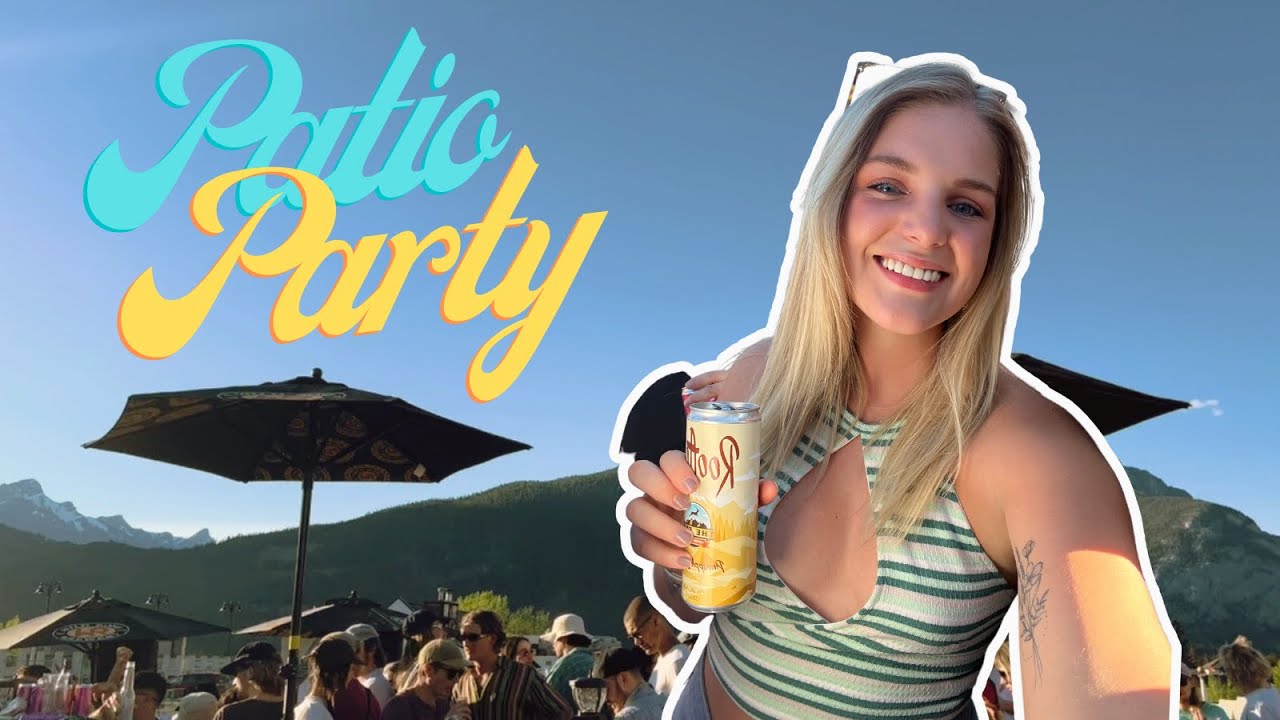 Banff Nightlife | Lets Go On a Mini Golf Bar Crawl and to a Patio Party 🥳