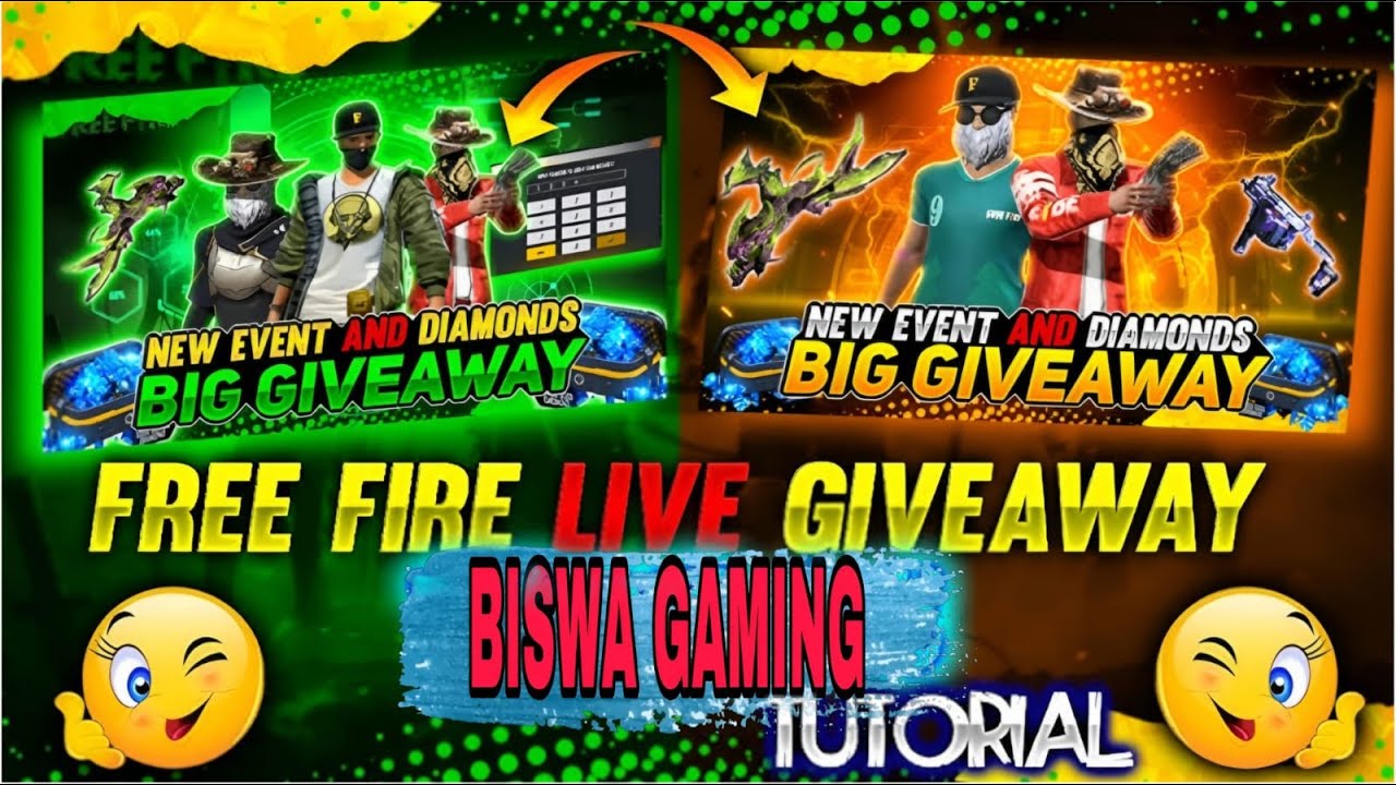 🔴[Live] Free Fire GIVE AWAY WITH BISWA GAMING #freefire #shorts #streaming #shortsfeed