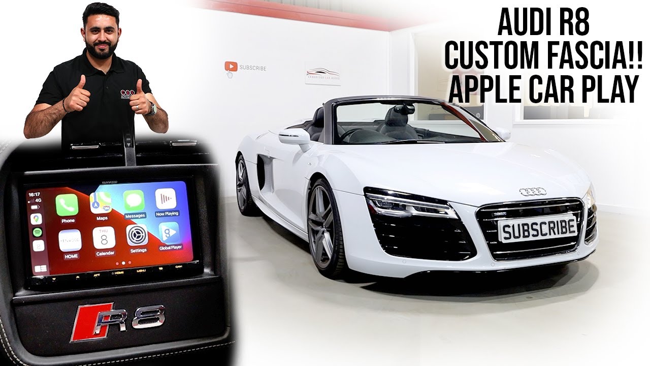 Обновление Apple Car Play для Audi R8 — фирменная панель, напечатанная на 3D-принтере | Головное ...