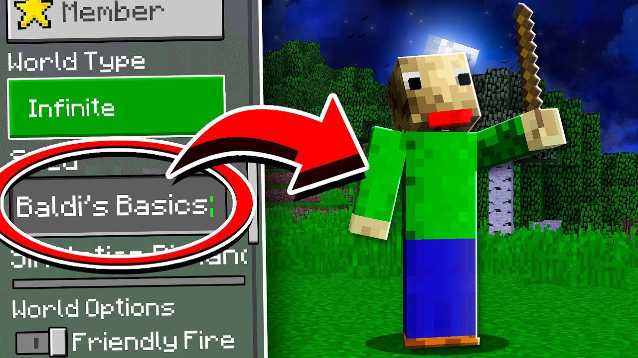 Do NOT Use BALDI'S BASICS Seed in Minecraft! with RageElixir & YaBoiAction