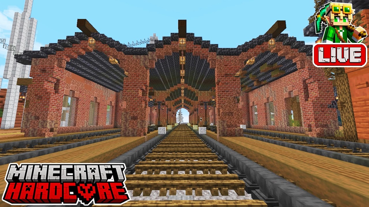 🔴 LIVE 🔴 More Fallout-Inspired Boxcars in my 54,000 Day Hardcore Minecraft World