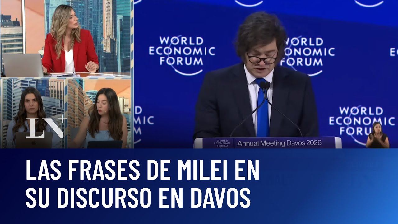Javier Milei habló en el foro de Davos; las frases más destacadas