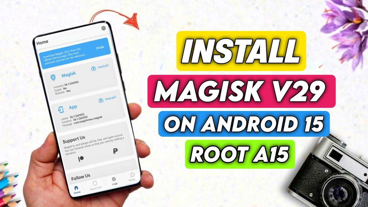 Install MAGISK V29 On Android 15 | Root Android 15 Without PC | Root Any Phone