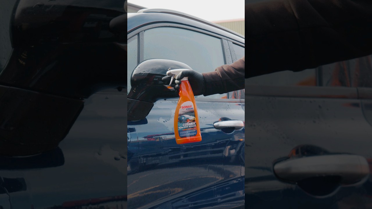 Add gloss and protection even while drying, with SONAX Ceramic Ultra Slick Detailer!