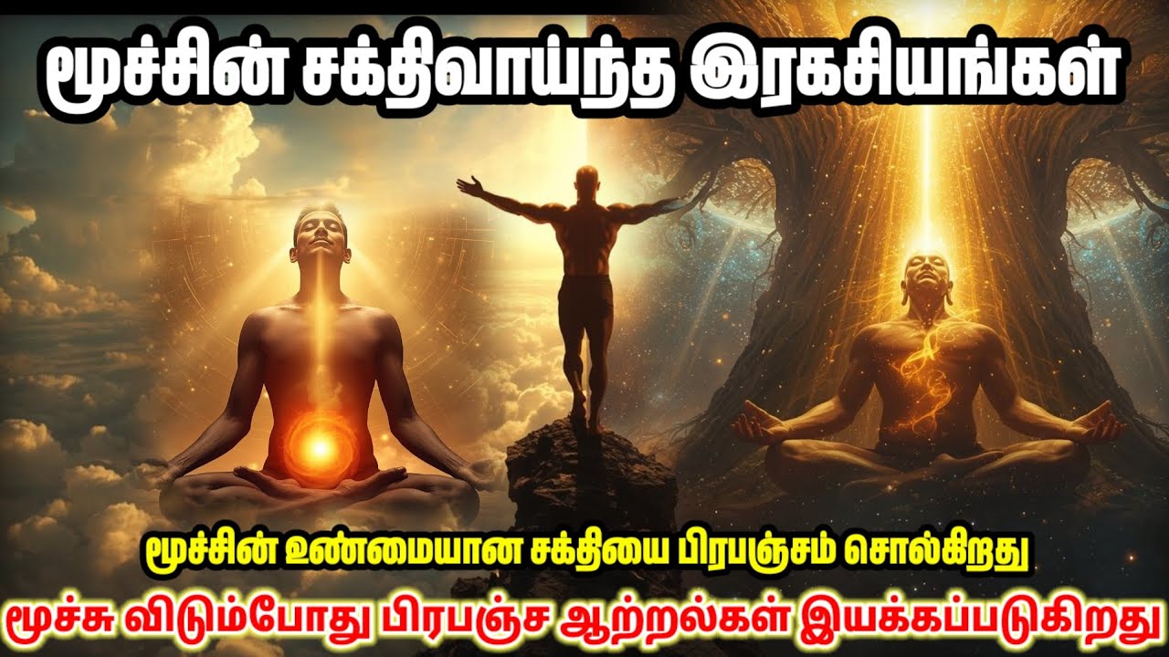 மூச்சின் சக்திவாய்ந்த இரகசியங்கள்!! மூச்சு விடும்போது பிரபஞ்சம் வேலை செய்கிறது | Breathing Power 