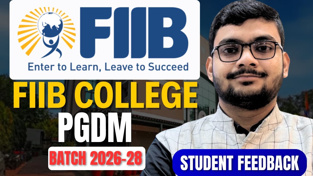 FIIB College PGDM Review 2026 | Fees, Placements, ROI | Delhi