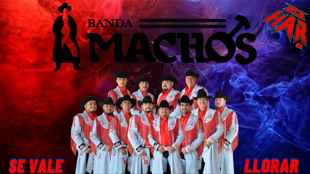 BANDA MACHOS PURAS RANCHERITAS LLEGADORAS Y SE VALE LLORAR SOLO EXITOS