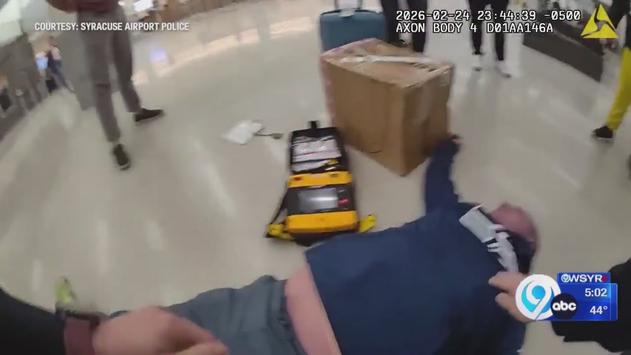 Quick action by officer saves a man's life from a heart attack