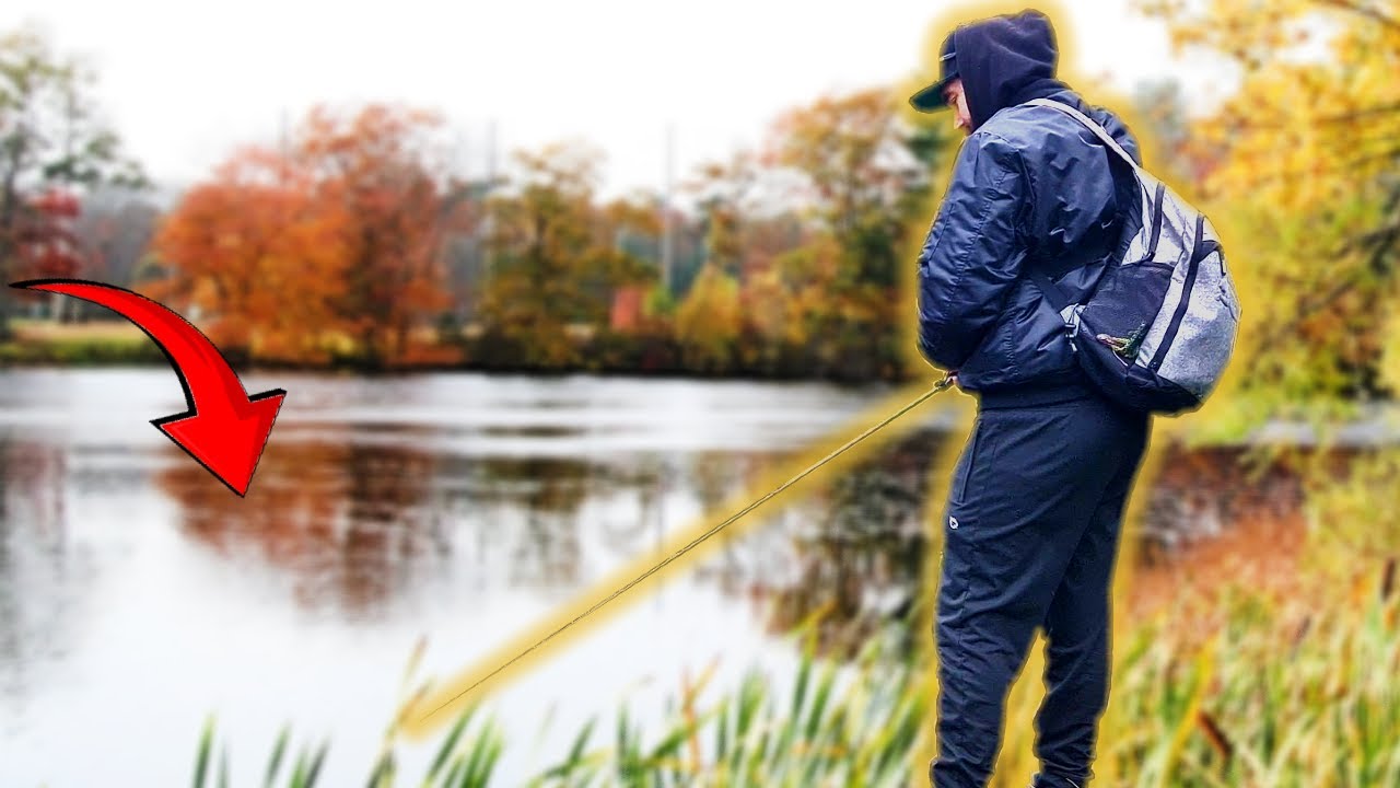 Fishing for PIKE and PERCH in CRAZY Autumn Weather (UNEXPECTED)