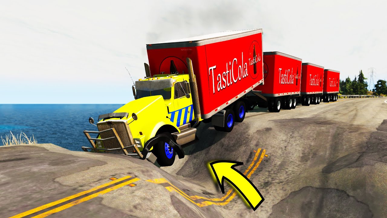 Cars vs Potholes #26 - BeamNG DRIVE