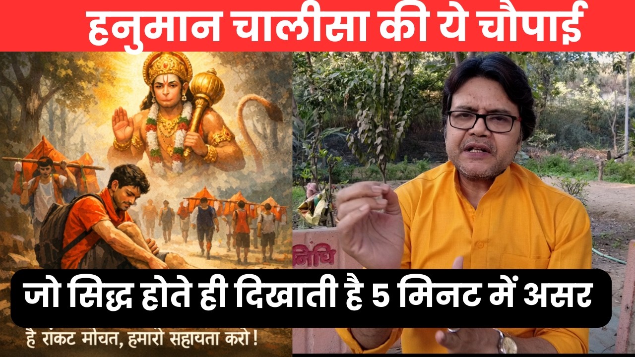 हनुमान चालीसा की ये चौपाई जो सिद्ध होते ही दिखाती है 5 मिनट में असर ये अनुभव सिद्ध है,Hanuman Bhakti