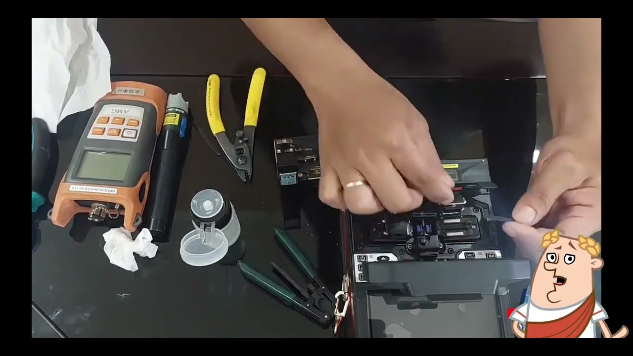 Tugas Video Cara Penyambungan Kabel Fiber Optik dan Splicing