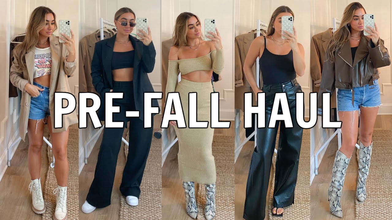 FALL BASICS HAUL 2021! Styling Jackets, Pants, Skirts & Leather to be Trendy for Fall | Julia Havens