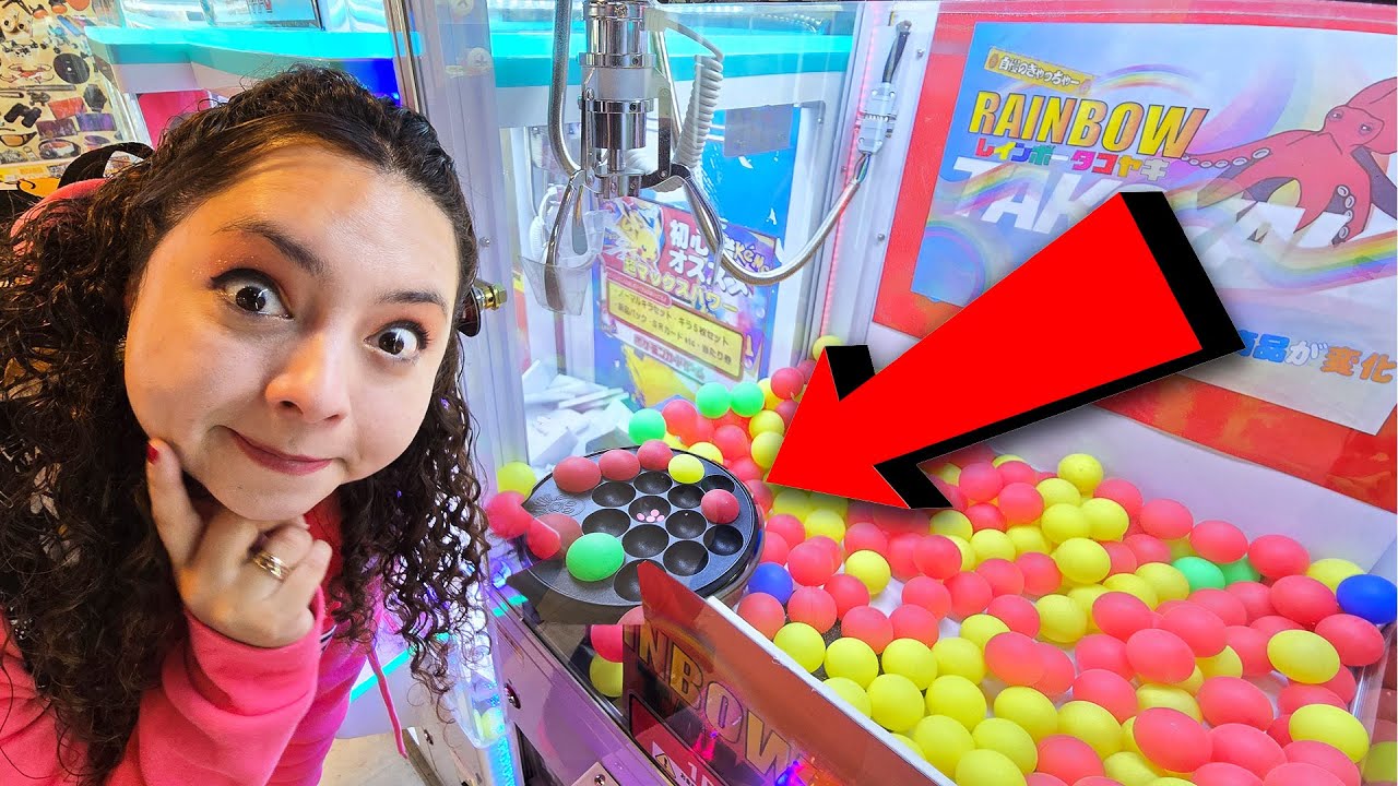 Lucky Ball Drop Claw Machine!