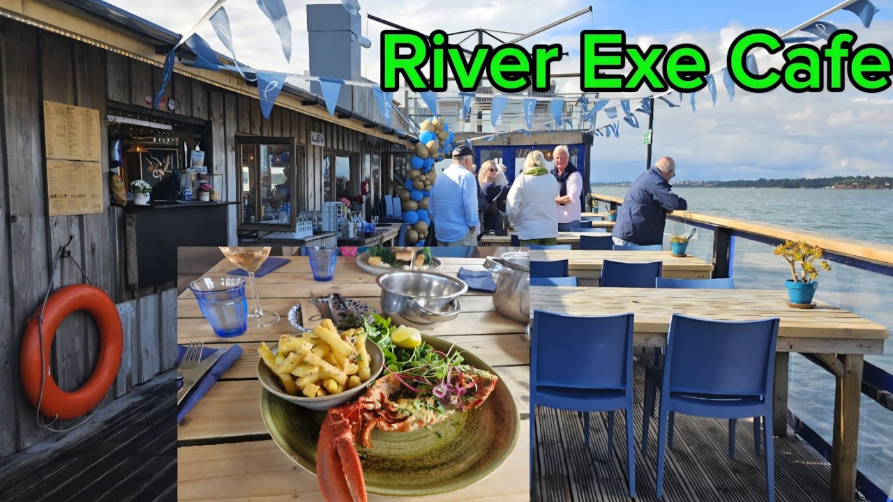 UK,s FLOATING RESTAURANT. RIVER EXE CAFE . How to find it !