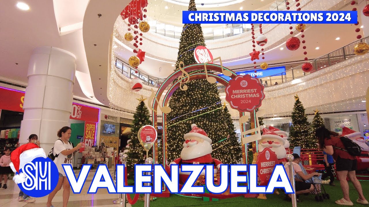 [4K] SM CITY VALENZUELA 2024 CHRISTMAS DECORATIONS TOUR