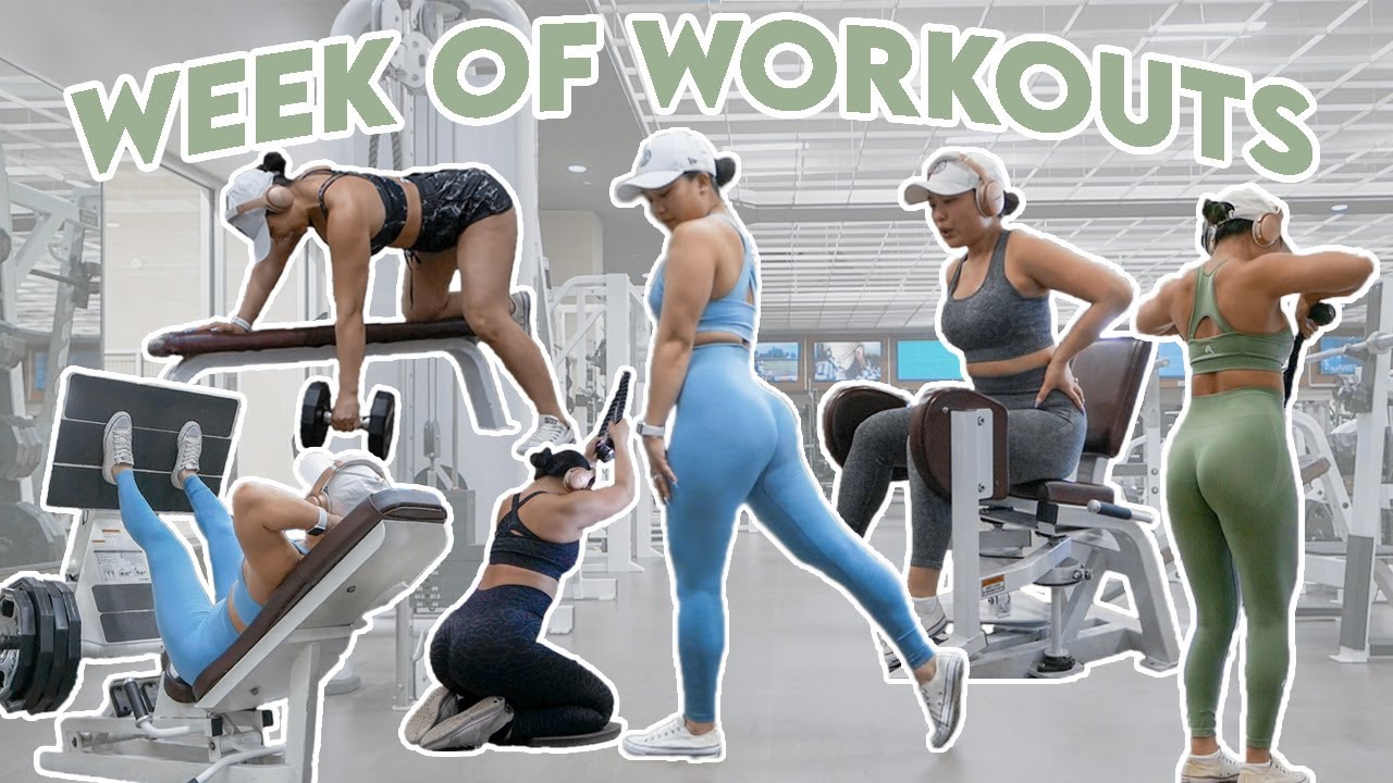 FULL WEEK OF WORKOUTS | 5 Day Workout Split