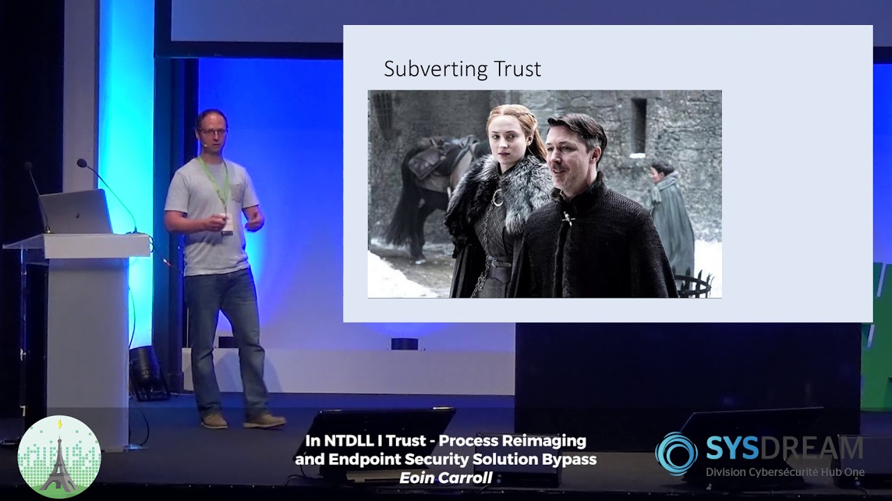 HIP19: In NTDLL I Trust - Process Reimaging and Endpoint Security Solution Bypass - E. Carroll