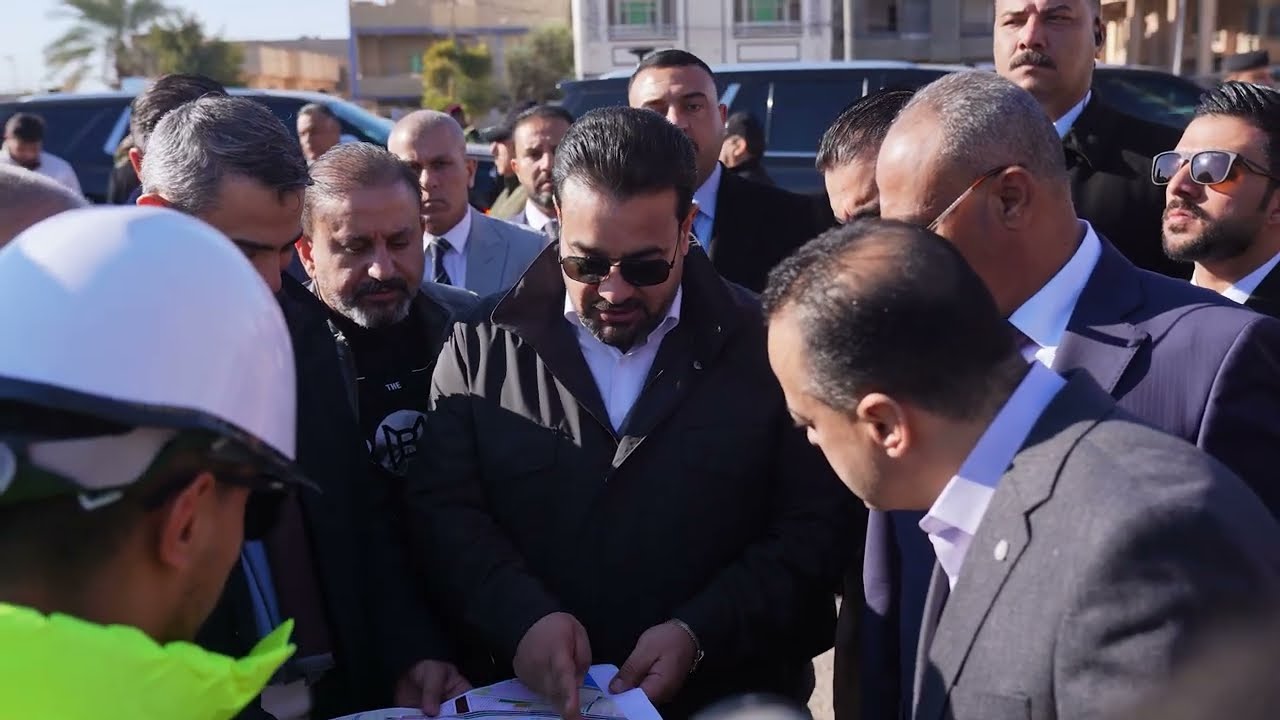 محافظ الأنبار المهندس عمر مشعان دبوس يجري جولة ميدانية في مدينة الرمادي
