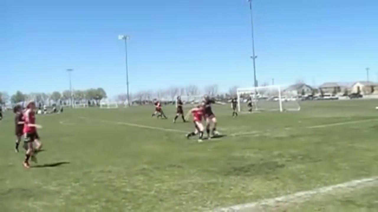 Funny Girls Soccer Fight