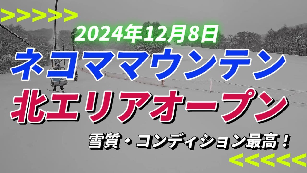 2024年12月8日ネコママウンテン北エリア オープン