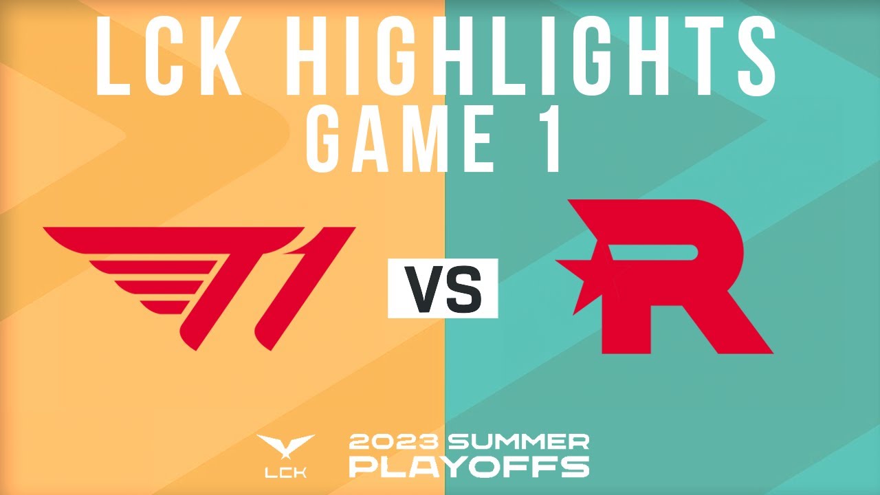 T1 vs KT Game 1 Highlights | LCK Summer Playoffs 2023 | T1 vs KT Rolster