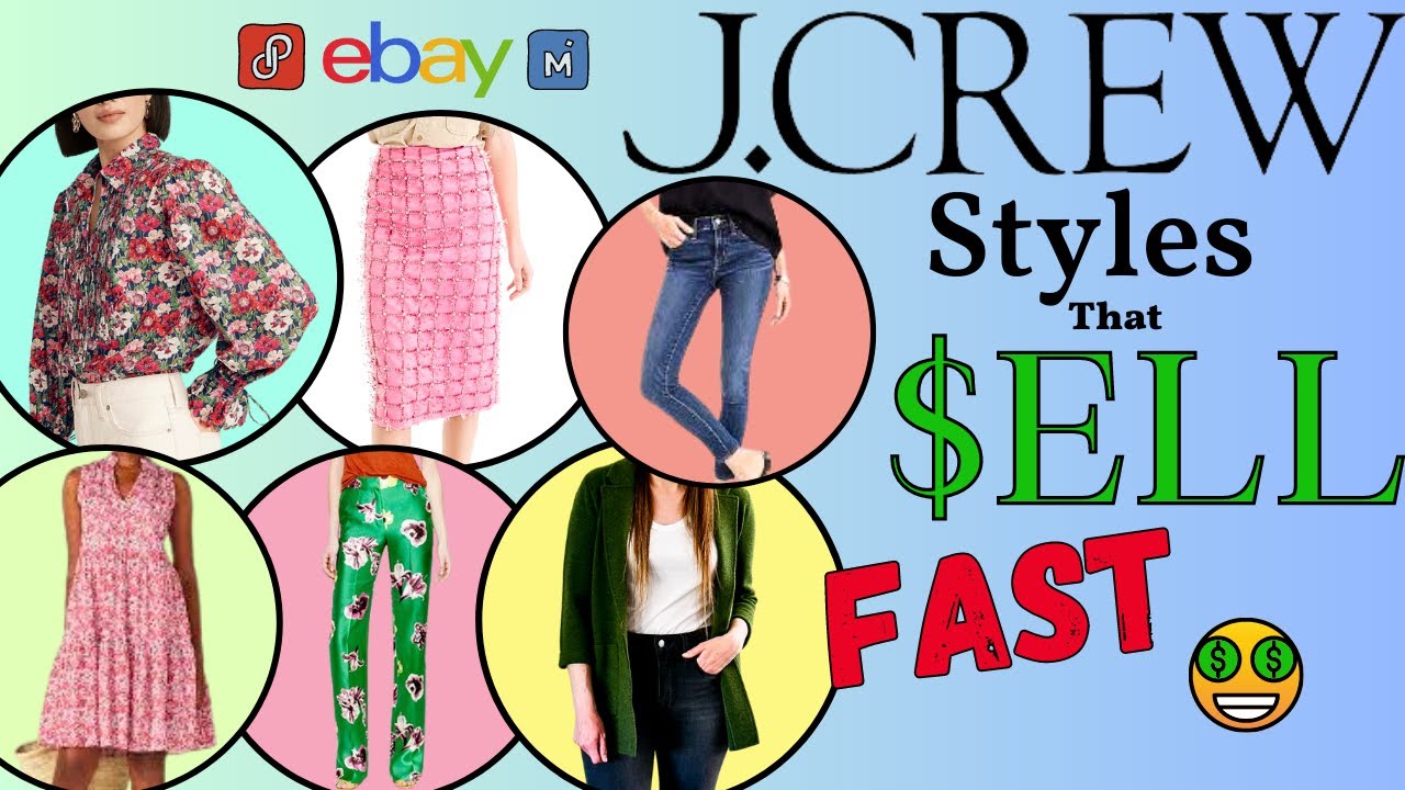 Как быстро продаётся женская одежда J. CREW на EBAY? | Процент сквозных продаж | Товары BOLO