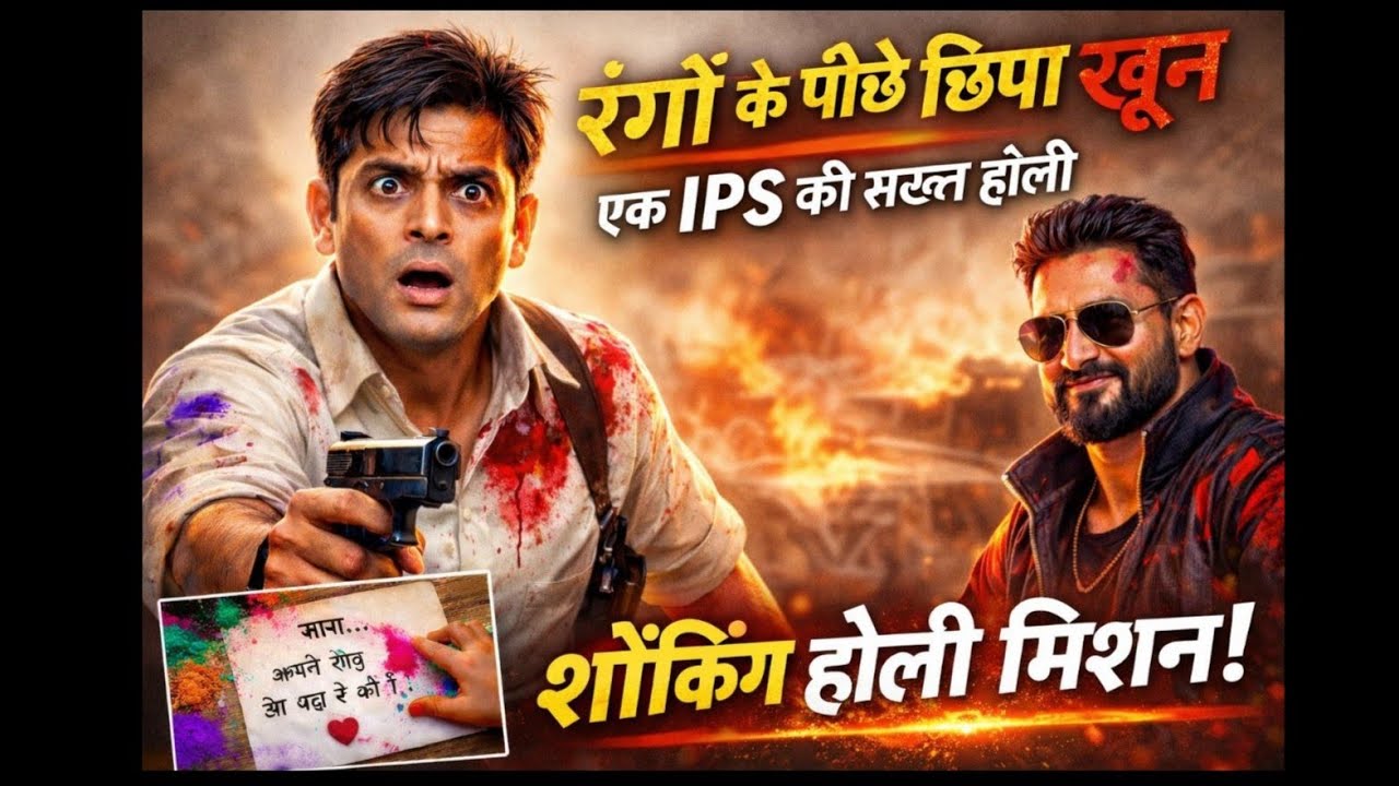रंगोंके पीछे छिपाखून एक IPS ने बचाईशहर कीहोली#HeartTouchingStory #RealLifeStory #sachchikahani#upsc