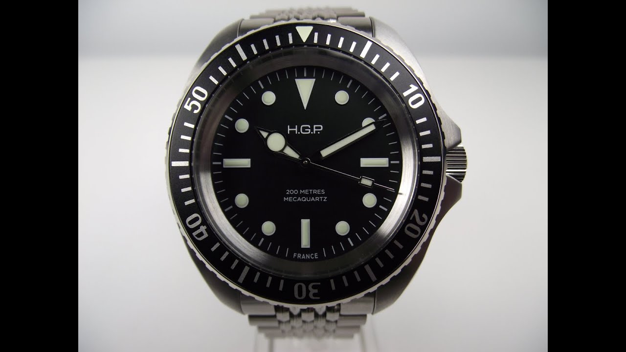 H.G.P. Diver 200M Mechaquartz 4K Watch Review