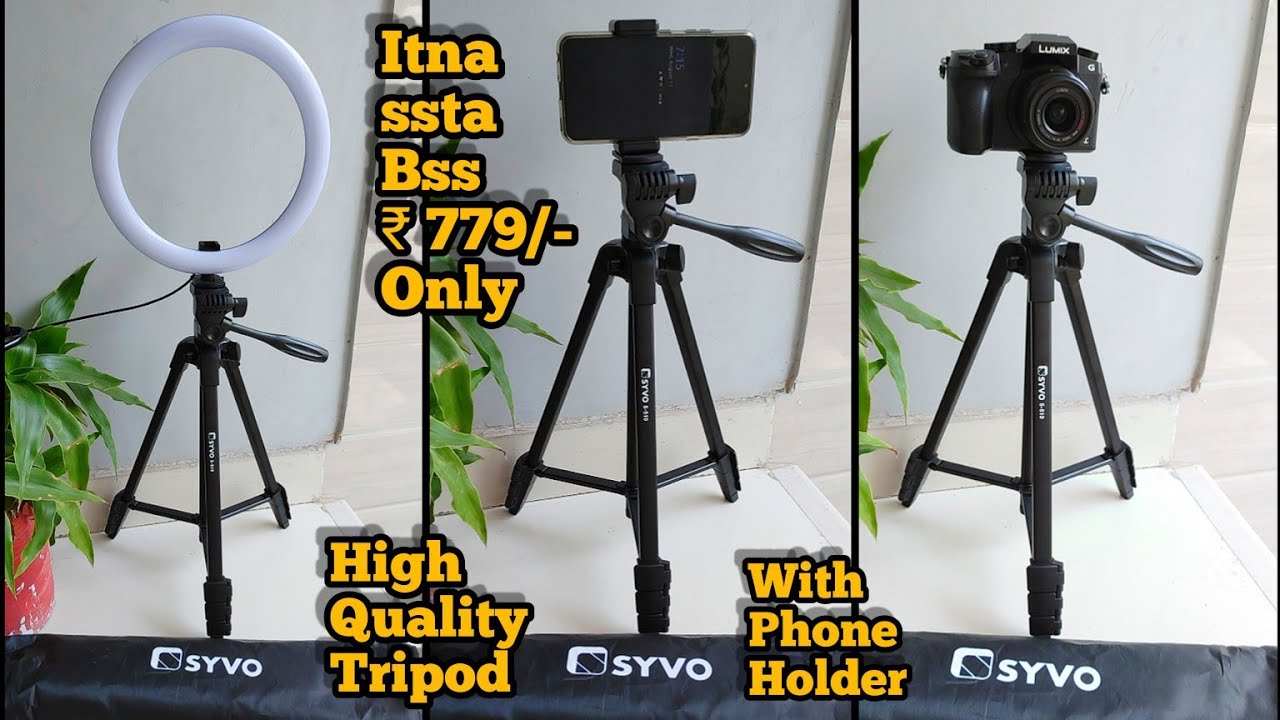 Syvo s 510 best budget high Quality tripod with mobile holder