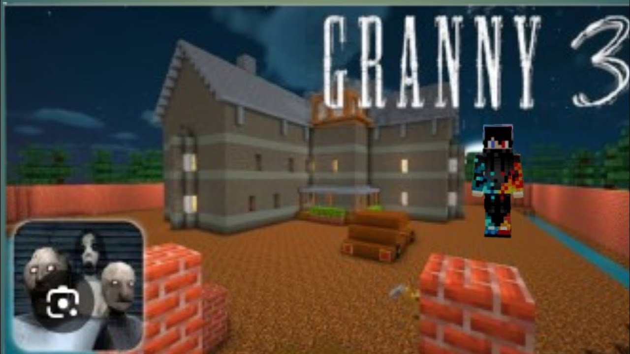So, finally I escaped granny chapter 3 in Minecraft...