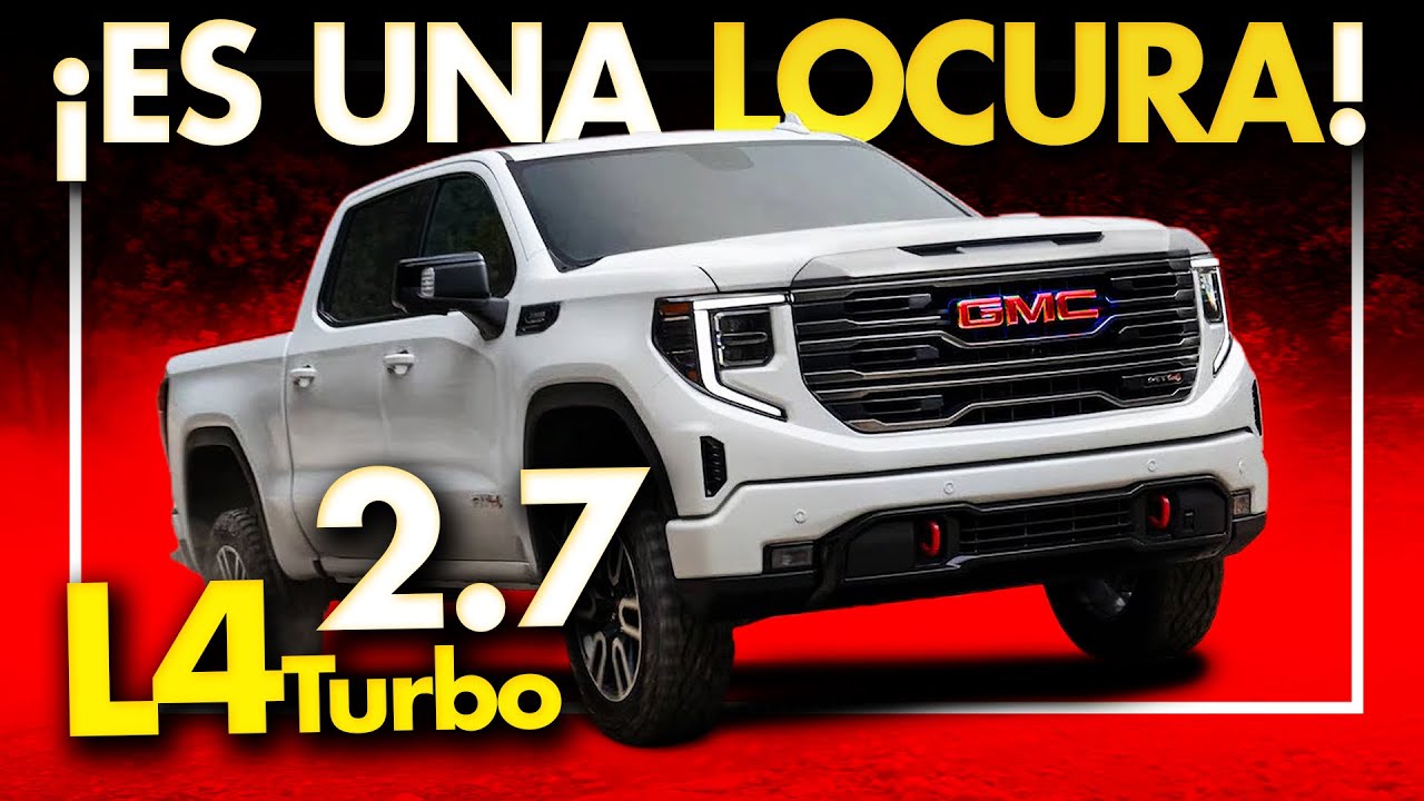 ¿¡Una SIERRA/Silverado de 4 CILINDROS!? 2.7L TURBO 19-24 (L3B)