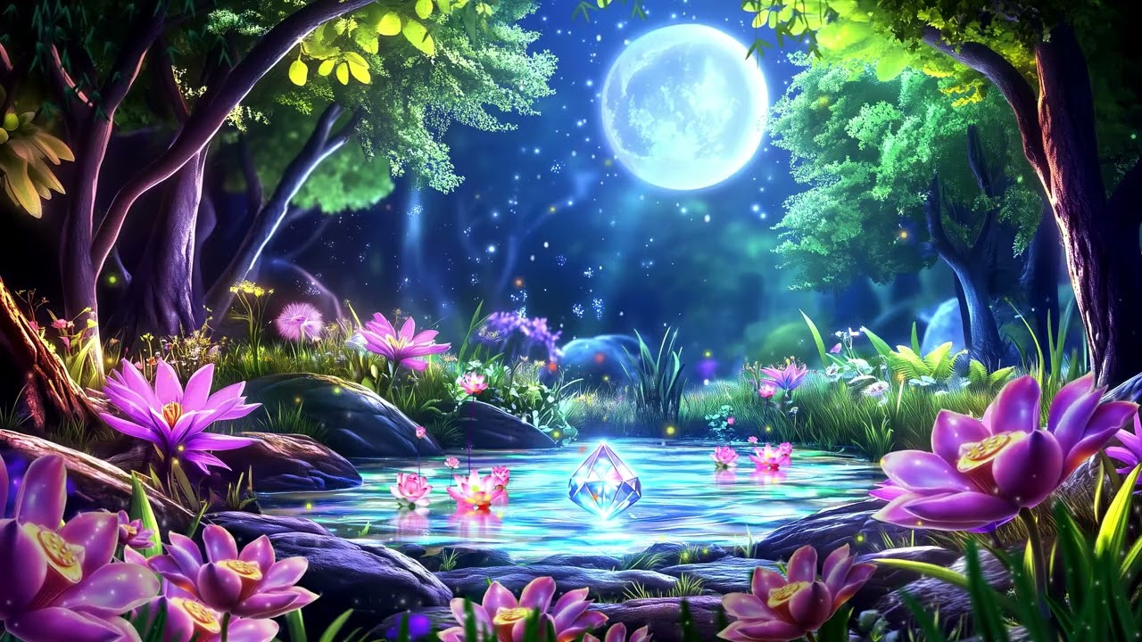 Pure Serenity 💜 Soft Calm Sleep Music 🎵 Drift away To Sleep