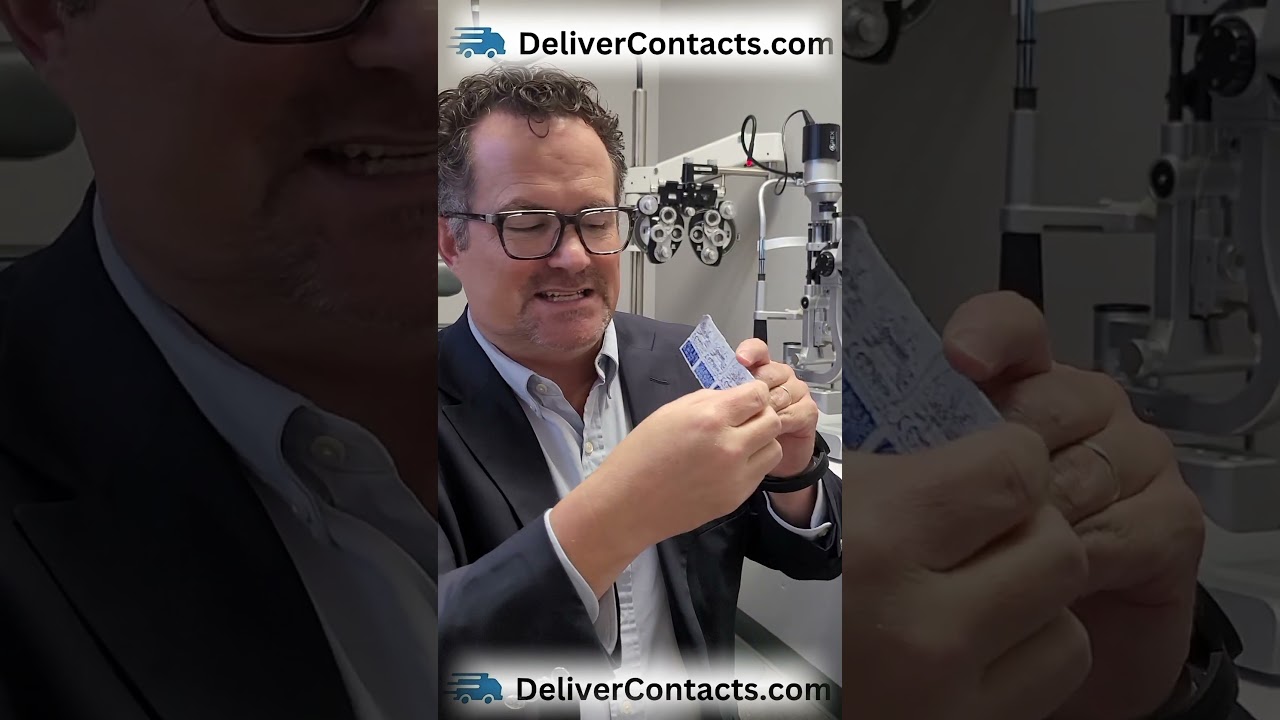 Trick to Opening Contact Lens Blister Packs