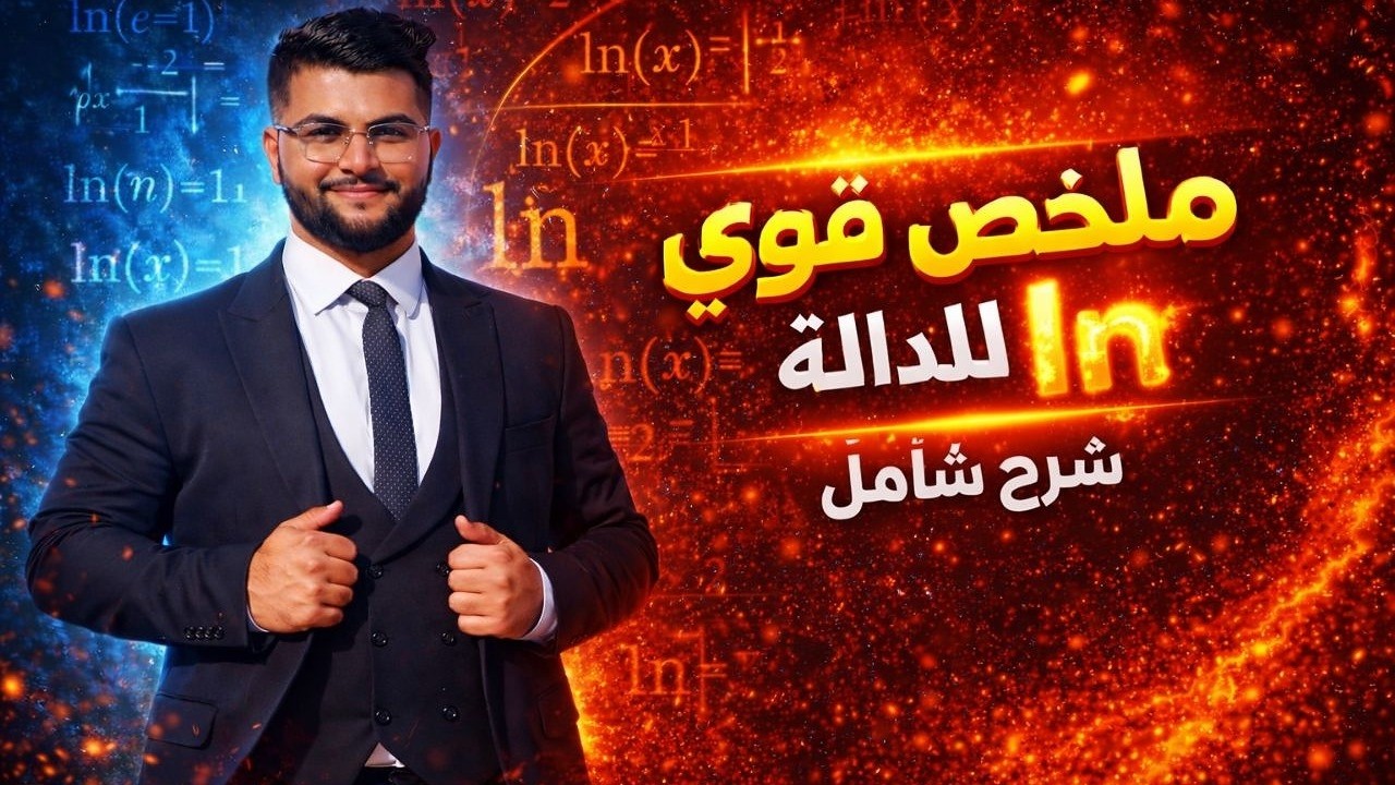 الدالة اللوغاريتمية | ملخص احترافي شامل وقوي 🔥