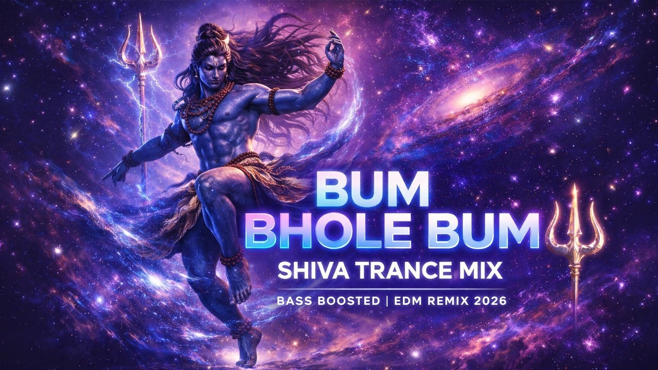 Bum Bhole Bum 🔱 | 2026 EDM Remix | Bass Boosted | Shiva Trance Mix