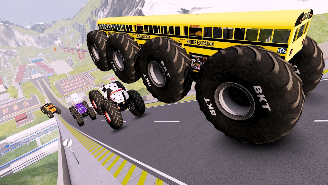 100 MPH Crash Test – BeamNG.drive Realism Test #077😱😱😱