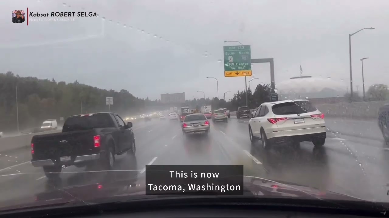 Seattle-Tacoma Airport to Lakewood, Washington, USA (road-trip)
