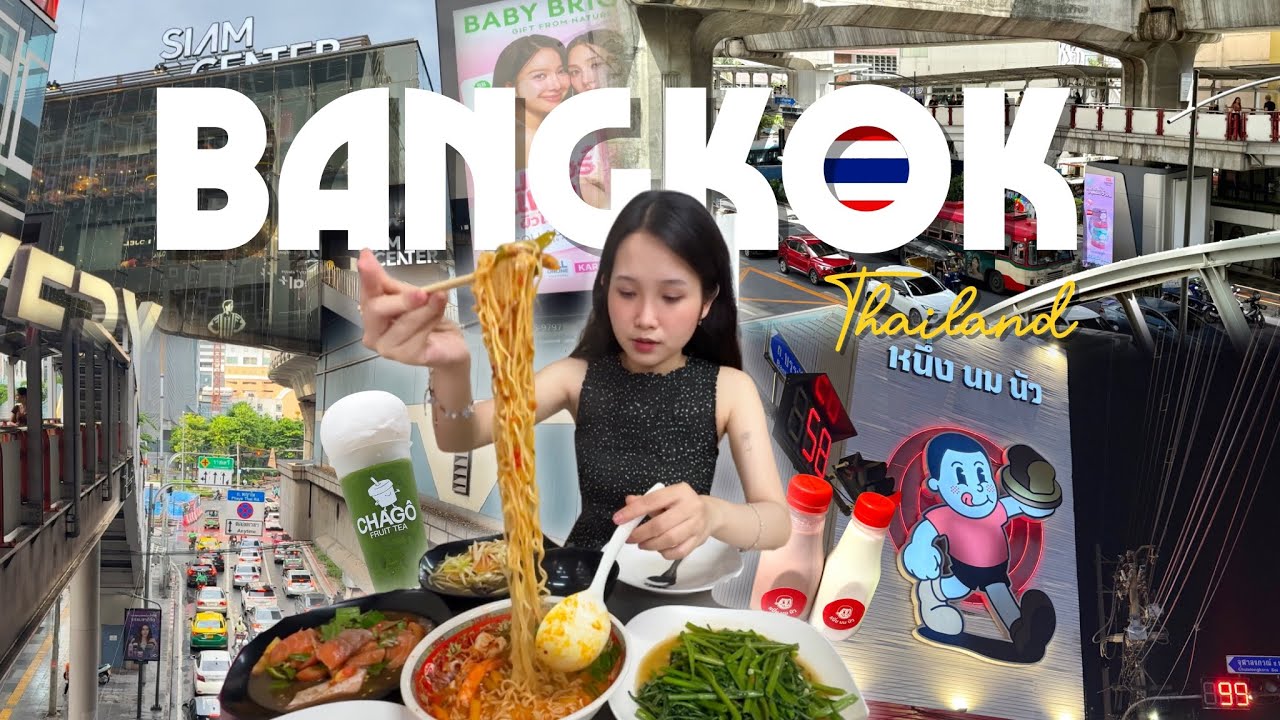 Chuyến du lịch tự túc 3N2Đ ở Bangkok mình đã đi đâu, ăn gì? - Ep 1 | THAILAND VLOG🇹🇭
