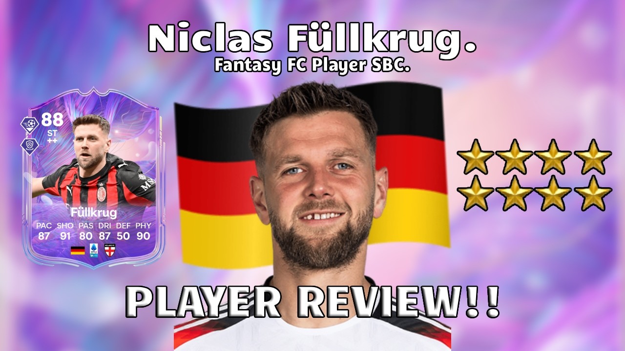 ⭐⚽ 88 Rated Niclas Füllkrug Player Review! Fantasy FC Player SBC!🔥⚽ FC 26 Ultimate Team
