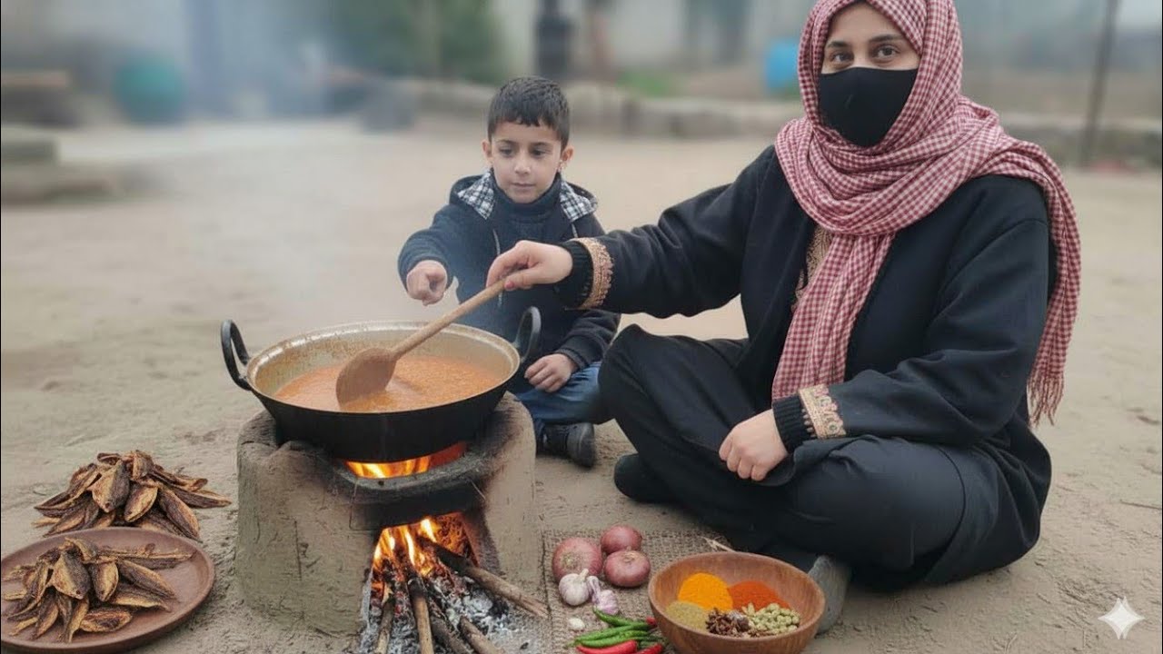 Mitti Ke Chulhe Par banai Mazedar Sookhi Machli Ka Salan.// Comments ka reply .&nbsp;#subscribe #viral 