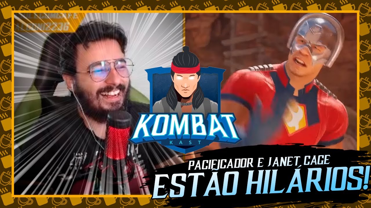 ELES ESTÃO MUITO ENGRAÇADOS! | Reagindo e Analisando! - MK1 Pacificador e Janet Cage Kombat Kast