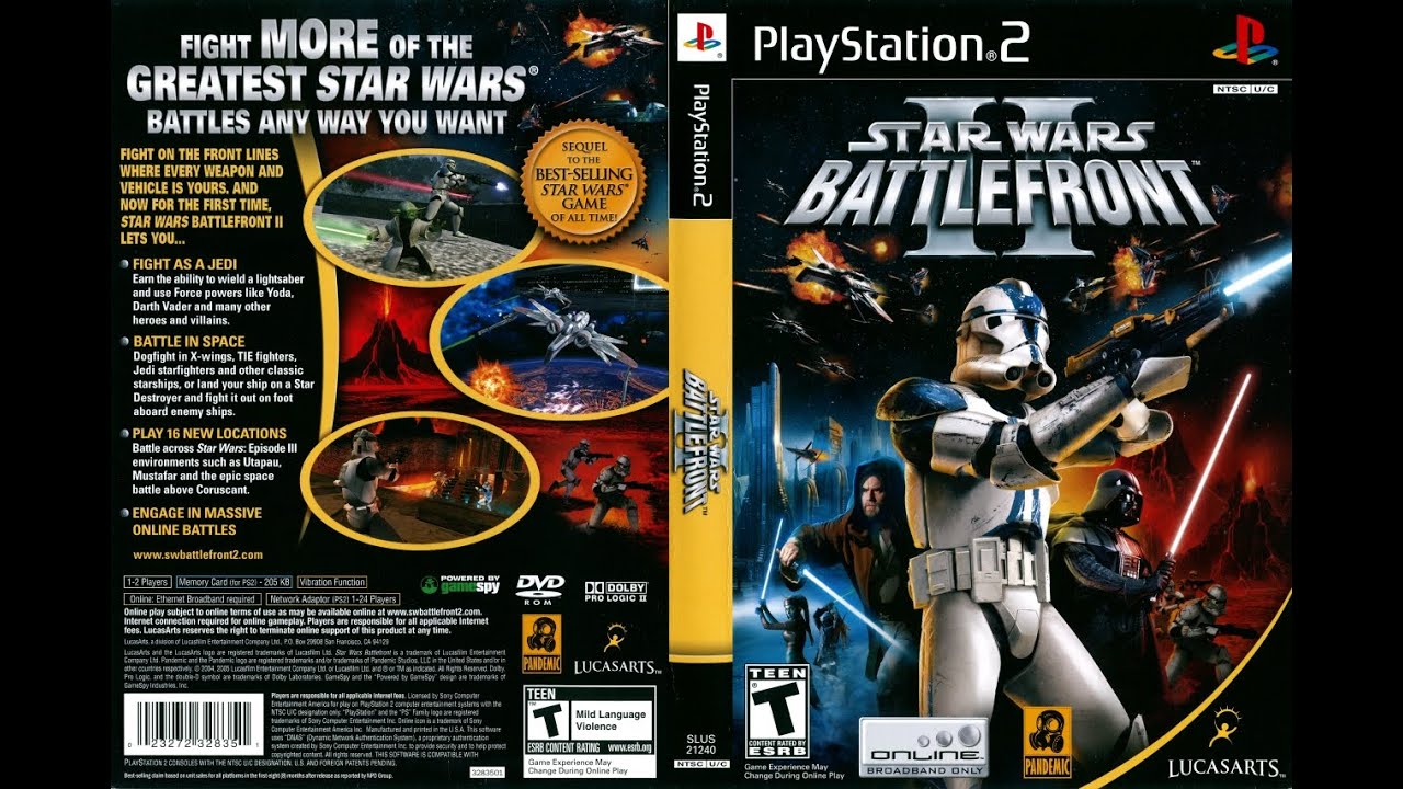 Star Wars - Battlefront 2 (PS2) Online Gameplay! 1080P 60FPS