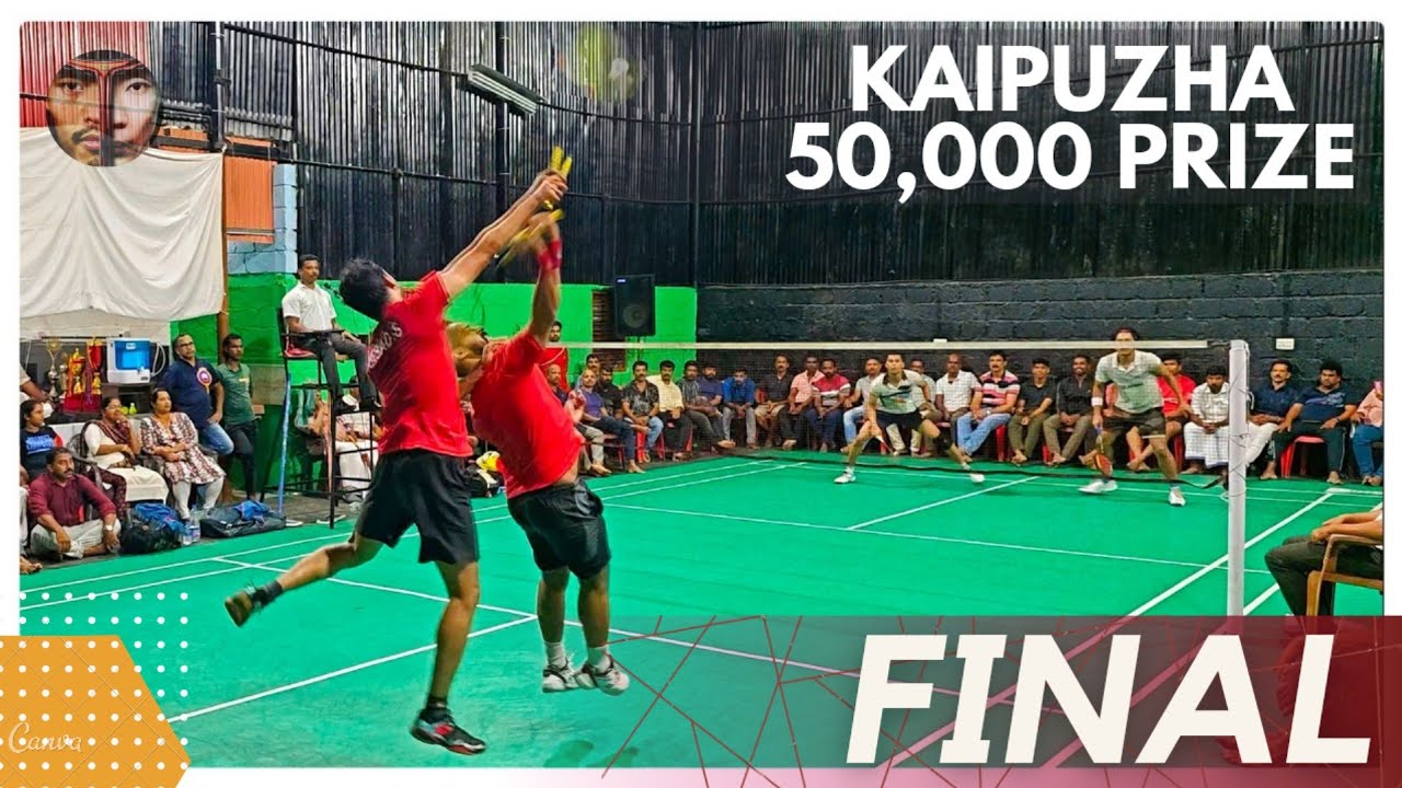 ADHIN/KAMAL VS SHYAMPRASAD/ARUN GEORGE:10TH JOYEES ALL KERALA BADMINTON TOURNAMENT KAIPUZHA
