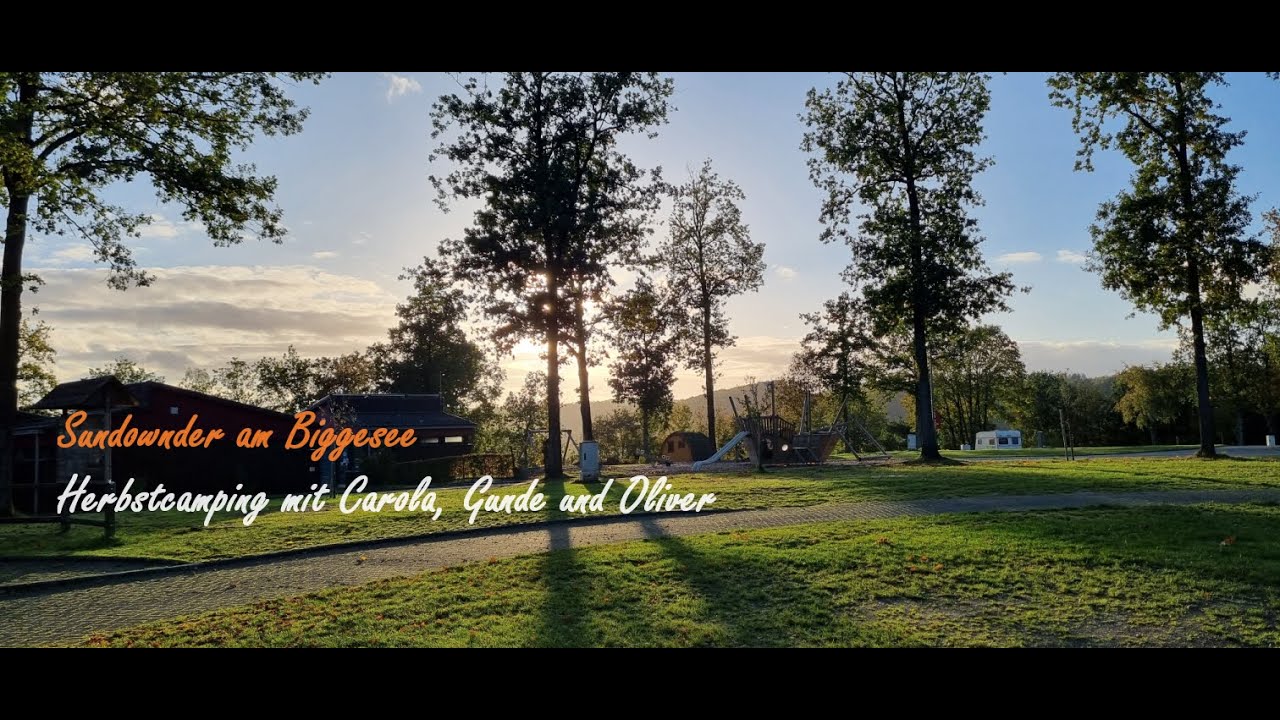 Biggesee Teil 1. Ein Wochenende auf dem Campingplatz 4 Jahreszeiten            #Biggesee #cinematic