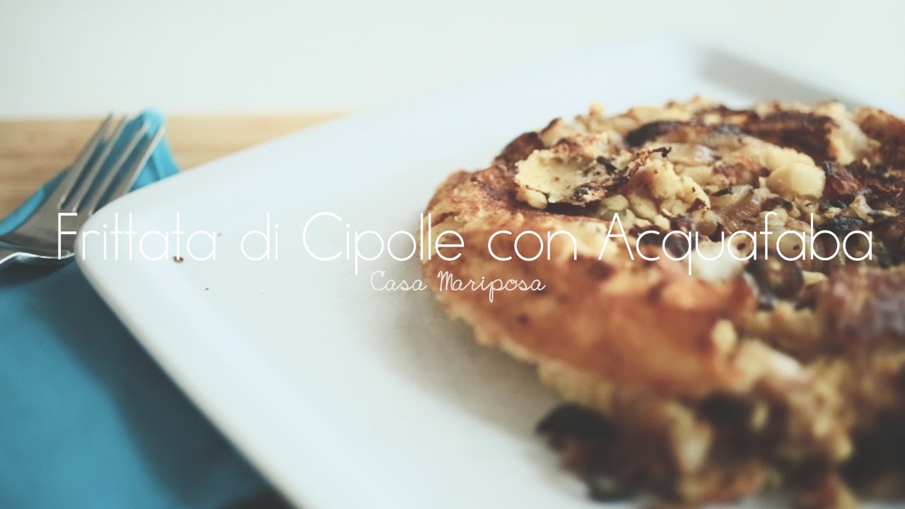 Frittata di Cipolle con Acquafaba ***Vegan***