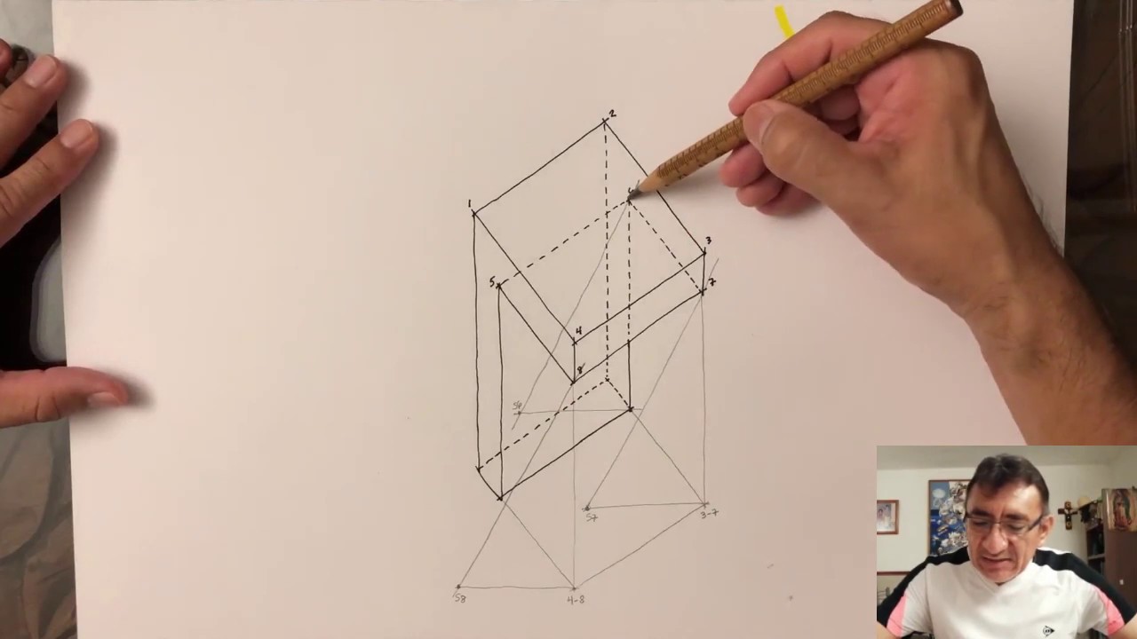 Sombras en Proyección Axonométrica. Ejercicio 5: Voladizo